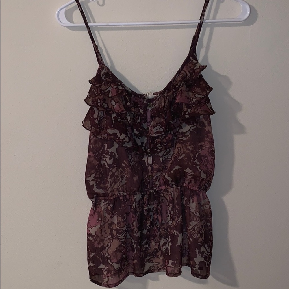 patterned tank top